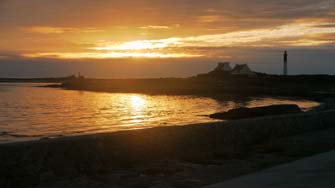 Coucher de soleil sur l'Île de Sein