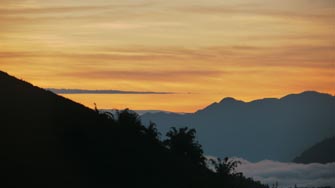 Lever de soleil à Sapa