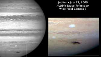 Jupiter par Hubble