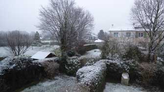 Mennecy sous la neige