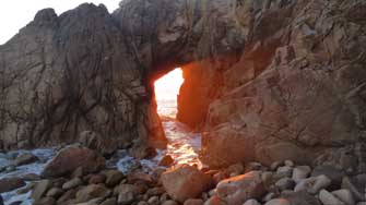 Coucher de soleil &agrave; Port Bara